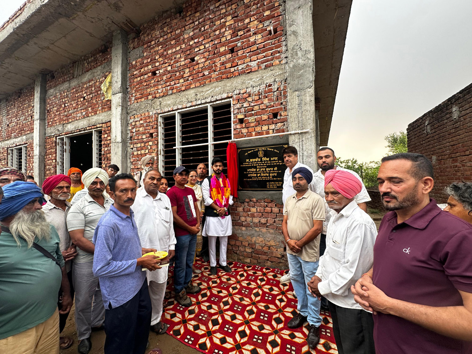 Chabbewal MLA Dr. Ishank laid the foundation stone of Panchayat Ghar to be constructed at a cost of Rs. 10 lakh in Nangal Thandal.
